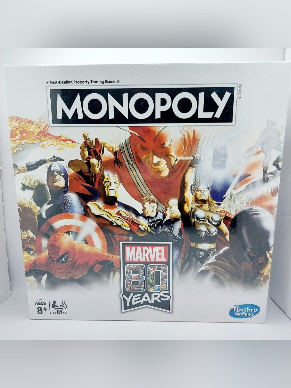 Monopoly Marvel 80 Years Edition Board Game Hasbro NIB Sealed Superhero Collecti